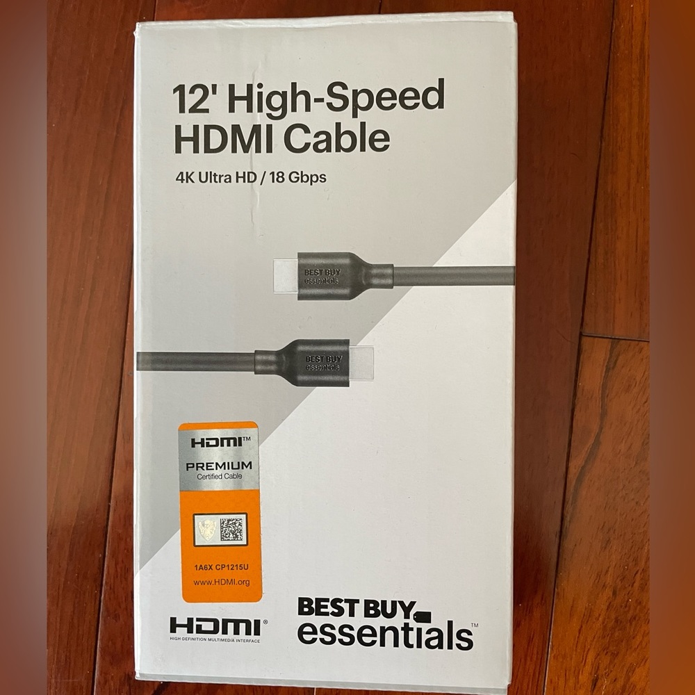 12' 4K Ultra HD HDMI Cable